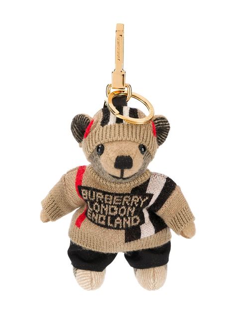 burberry bear keychain red|burberry keyrings farfetch.